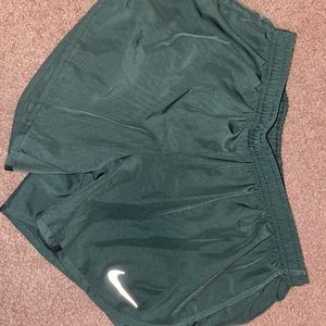 green size small nike shorts